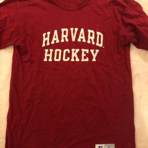 Vintage Harvard Hockey T